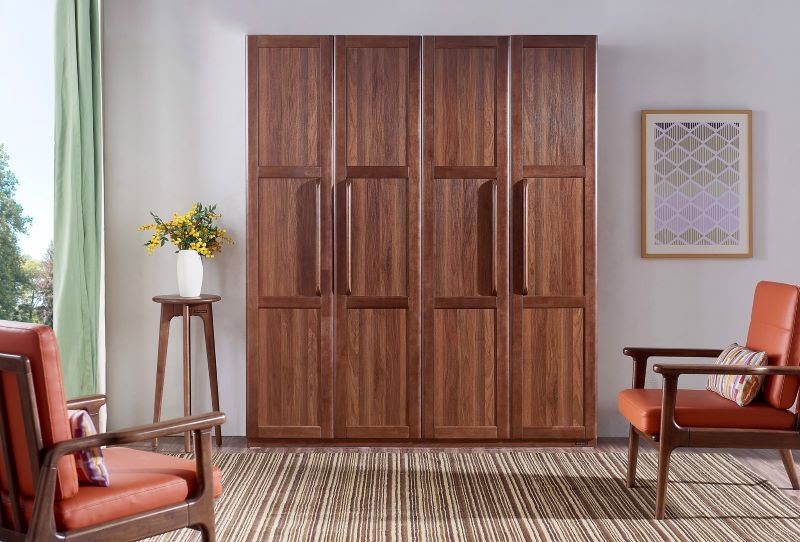 Kích thước tủ quần áo 4 cánh hiện đại, tiện lợi 4