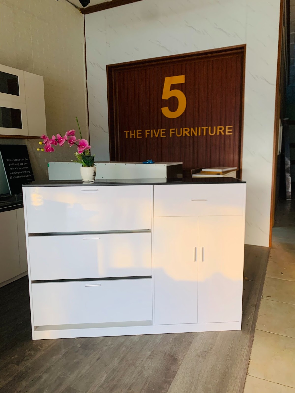 Mẫu tủ giày bằng nhựa chất lượng cao | Nội thất The Five  1