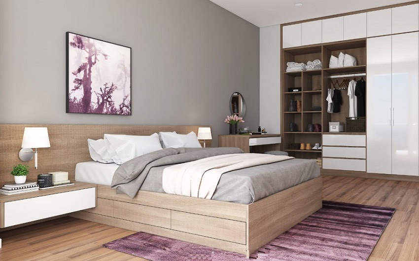Nội thất chung cư 70m2 đẹp, thiết kế độc lạ 16