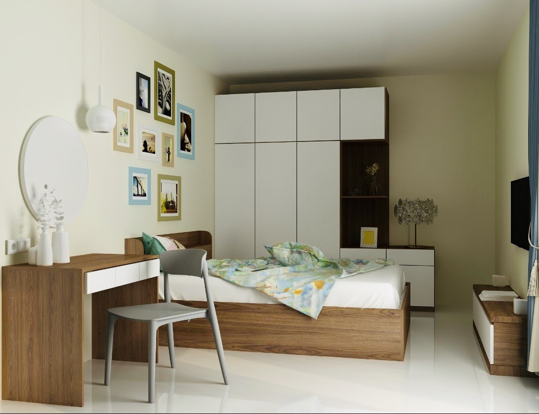 Nội thất phòng ngủ bằng nhẹ ấn tượng