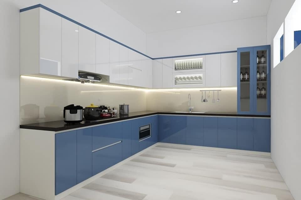 999 mẫu tủ nhựa bếp cao cấp HOT nhất 2022 | Nội thất The Five  1