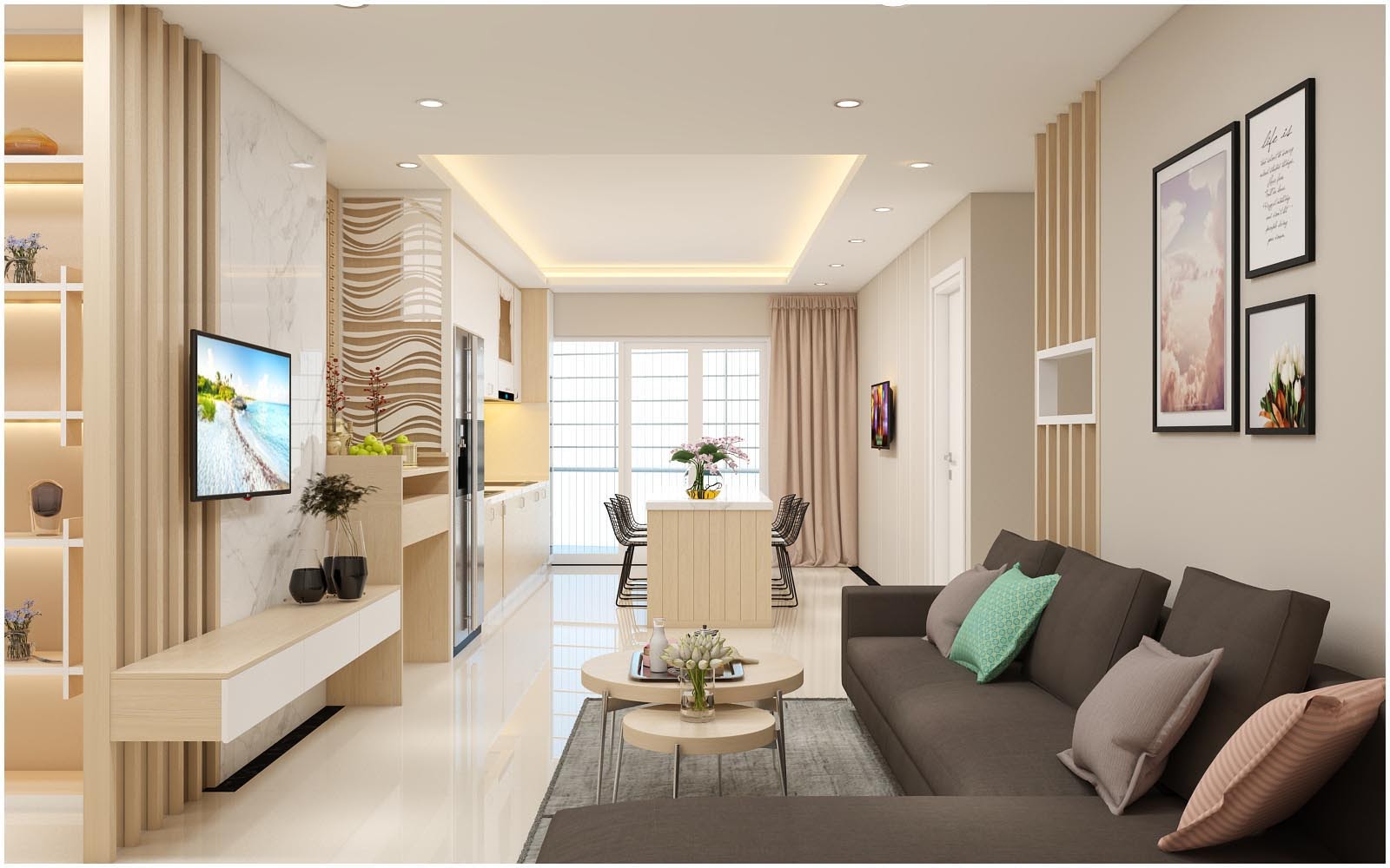 Nội thất chung cư 3 phòng ngủ | Nội thất The Five