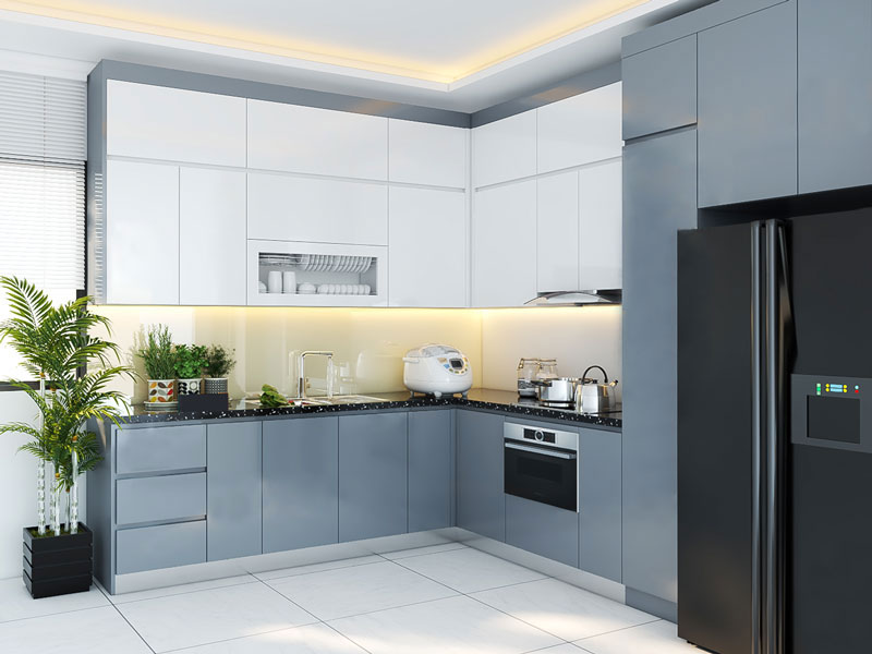 Giải đáp tủ bếp cao bao nhiêu là phù hợp