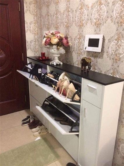 Tổng hợp mẫu tủ  giày thông minh theo kích thước đặt 1