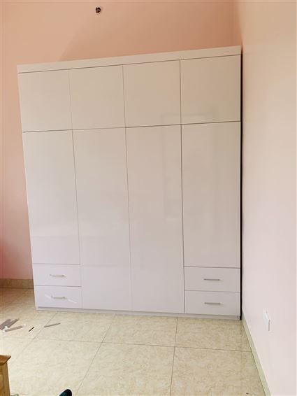 Tủ áo 4 cánh Ecoplast mẫu 2 3