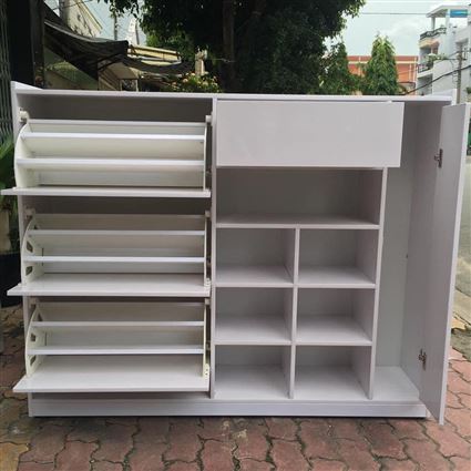 Tổng hợp mẫu tủ  giày thông minh theo kích thước đặt 0