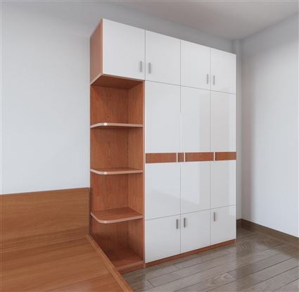 Mẫu tủ áo cao kịch trần siêu to khổng lồ 16