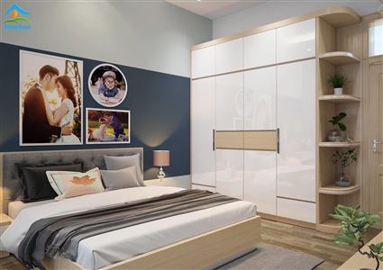 Mẫu tủ áo cao kịch trần siêu to khổng lồ 18