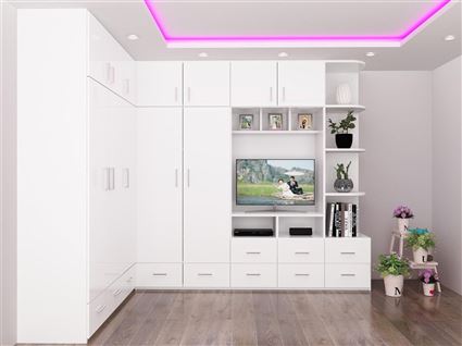 Mẫu tủ áo cao kịch trần siêu to khổng lồ 25